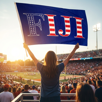 FIJI Fraternity USA Greek Letter Flag