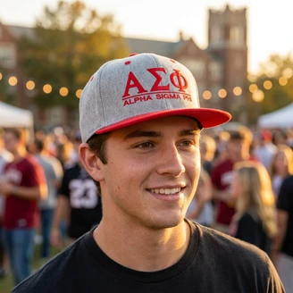 Fraternity & Sorority Flatbill Snapback Old School Hat