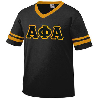 DISCOUNT-Fraternity or Sorority Jersey With Greek Applique Letters