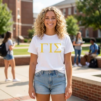 Gamma Iota Sigma Lettered T-shirts