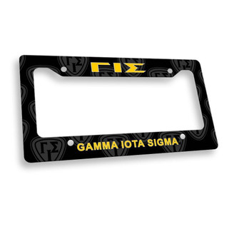  Gamma Iota Sigma License Plate Frame 
