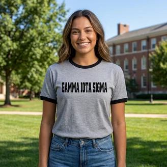 Gamma Iota Sigma Ringer T-shirt