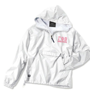  Gamma Phi Beta Greek Letter Windbreaker Pullovers 
