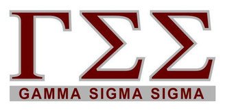  Gamma Sigma Sigma Custom Sticker - Personalized 