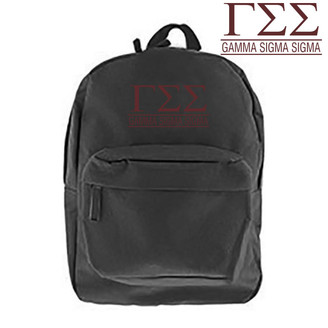  Gamma Sigma Sigma Custom Text Backpack 