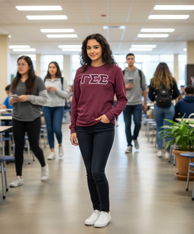 DISCOUNT Gamma Sigma Sigma Lettered Long Sleeve Tee