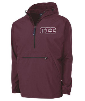 Gamma Sigma Sigma Tackle Twill Lettered Pack N Go Pullover 