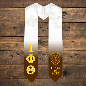  Iota Phi Theta Extra Fancy Greek Class Of  Graduation Stole 