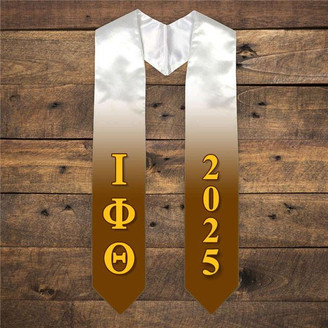  Iota Phi Theta Extra Fancy Greek Graduation Stole W Year 