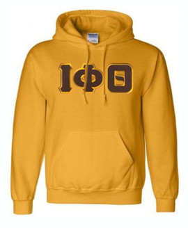 DISCOUNT Iota Phi Theta Lettered Hooded Sweatshirt