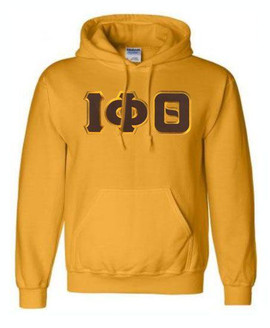  DISCOUNT Iota Phi Theta Lettered Hooded Sweatshirt - Best Value 