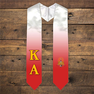  Kappa Alpha Extra Fancy Simple Greek Graduation Stole W Crest 