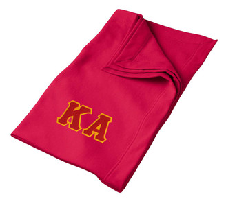 DISCOUNT-Kappa Alpha Twill Sweatshirt Blanket