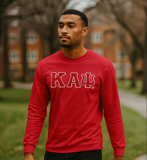 Kappa Alpha Psi 2 Day Ship Twill Long Sleeve Tee