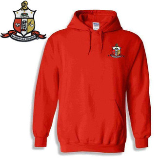  DISCOUNT-Kappa Alpha Psi Crest - Shield Emblem Hooded Sweatshirt 