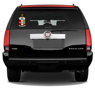  Kappa Alpha Psi Large Greek Color Crest - Shield Decal - 12 Inches Tall 