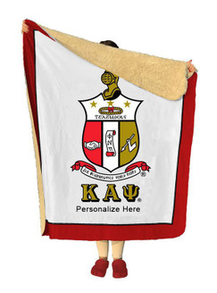 Kappa Alpha Psi Sherpa Lap Blanket