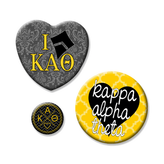  Kappa Alpha Theta Button Set 