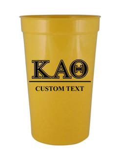 Kappa Alpha Theta Custom Greek Symbolized Stadium Cup