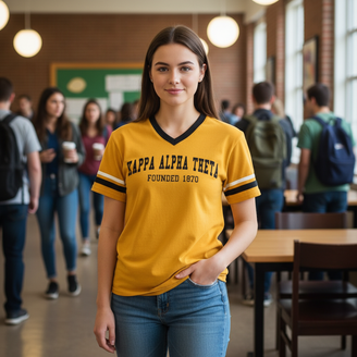 Kappa Alpha Theta Boyfriend Style Founders Jersey