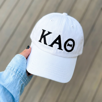 Kappa Alpha Theta Greek Letter Hat