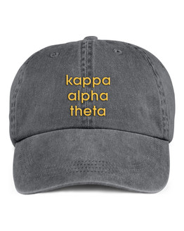 Kappa Alpha Theta Stonewashed Cotton Hats