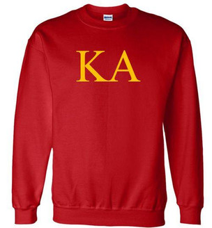  Kappa Alpha Lettered World Famous Greek Crewneck 