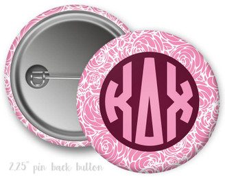 Kappa Delta Chi Monogram Button