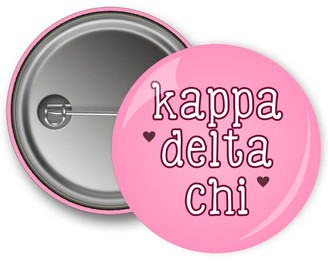 Kappa Delta Chi Script Button