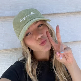 Kappa Delta Corduroy Baseball Hats