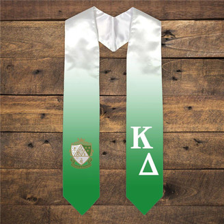  Kappa Delta Extra Fancy Diagonal Greek Graduation Stole W Crest 