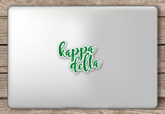  Kappa Delta Script Sticker 