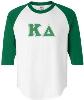 DISCOUNT-Kappa Delta Lettered Raglan Shirt