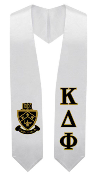 Kappa Delta Phi Super Crest - Shield Graduation Stole