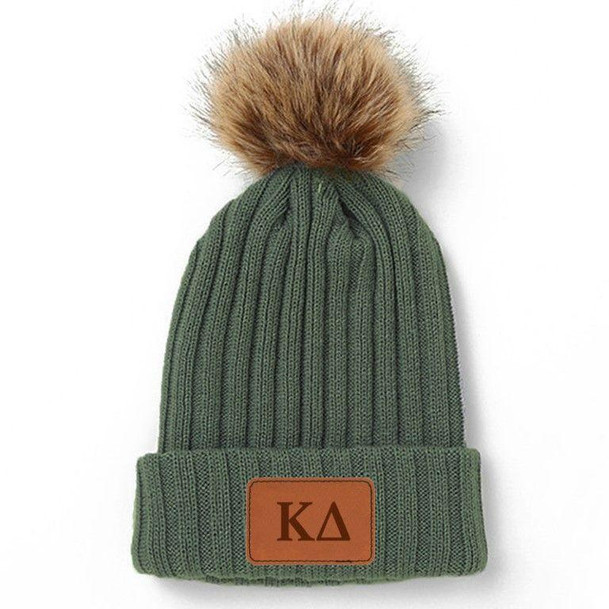 Sorority Shop Kappa Delta Pom Pom Beanie Hat 