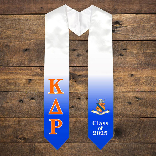  Kappa Delta Rho Extra Fancy Greek Class Of  Graduation Stole 