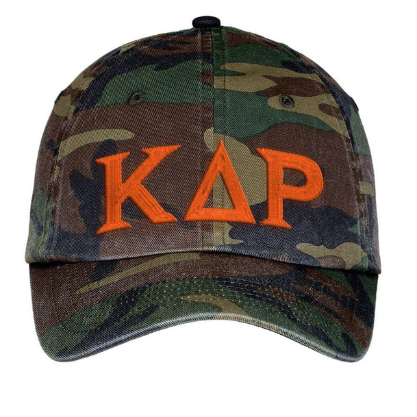  Kappa Delta Rho Lettered Camouflage Hat 