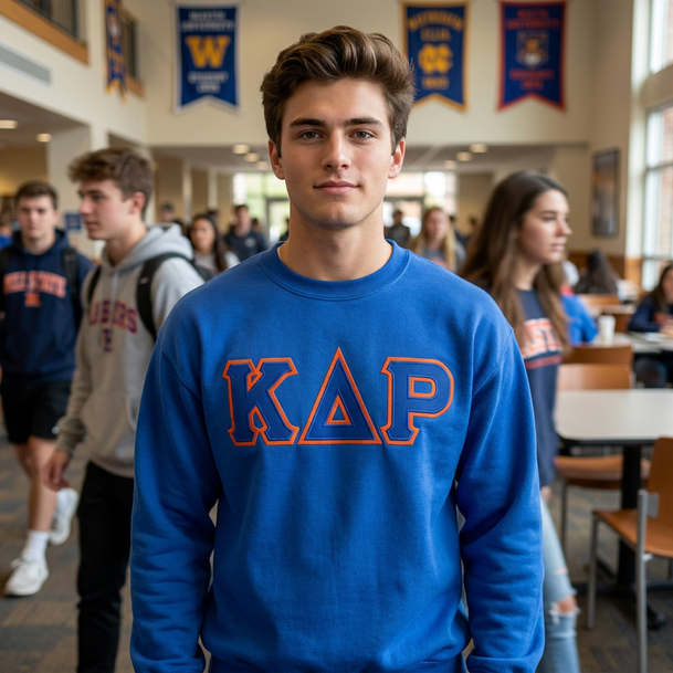 DISCOUNT Kappa Delta Rho Lettered Crewneck - Best Value