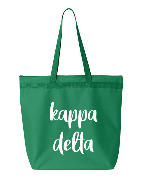 Kappa Delta Script Tote Bag