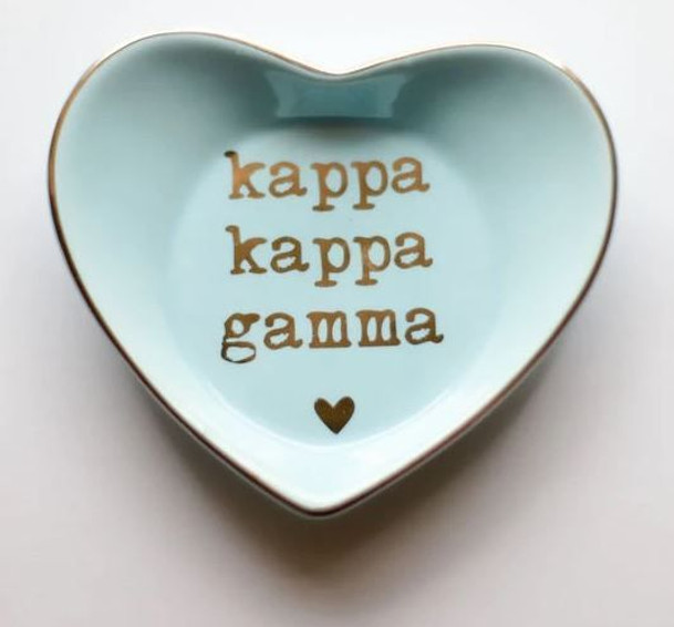 Kappa Kappa Gamma Ceramic Ring Dish