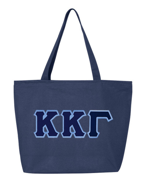 DISCOUNT- Kappa Kappa Gamma Lettered Tote Bag