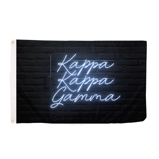 Scotty - DC Kappa Kappa Gamma Neon Flag 