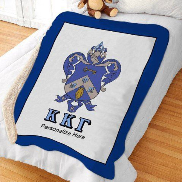 Kappa Kappa Gamma Sherpa Lap Blanket