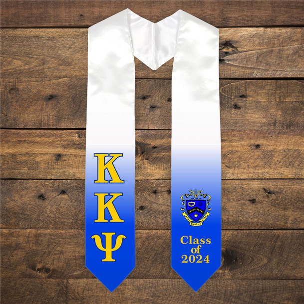 Kappa Kappa Psi Extra Fancy Greek Class Of 2024 Graduation Stole