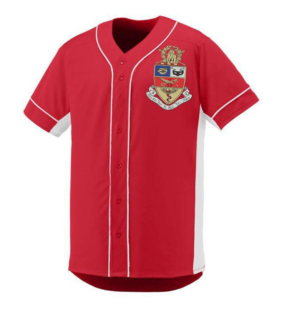  Kappa Psi Game 7 Full-Button Baseball Jersey 