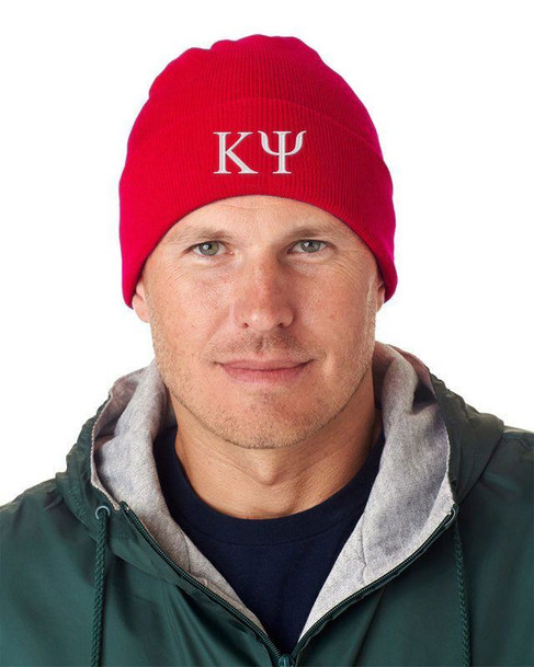 Kappa Psi Greek Letter Knit Cap