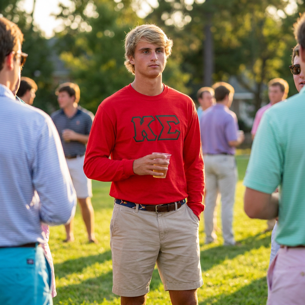 DISCOUNT Kappa Sigma Lettered Long sleeve