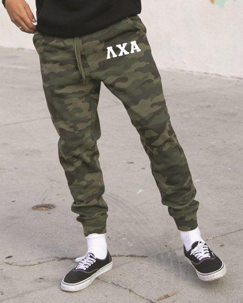  Lambda Chi Alpha Camo Fleece Pants 