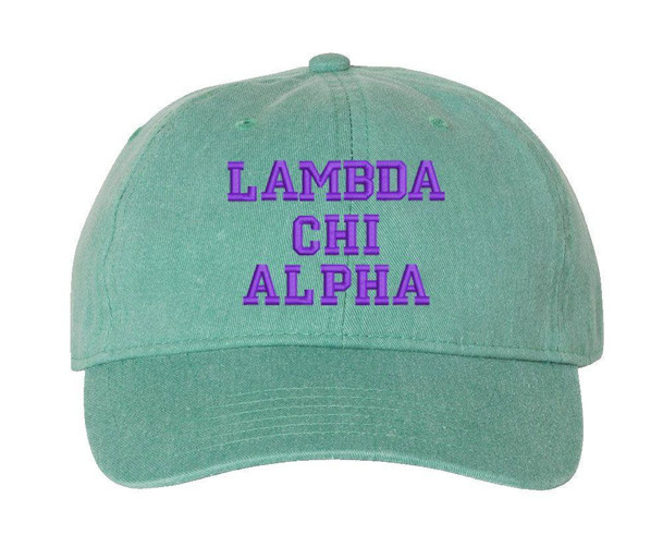  Lambda Chi Alpha Pigment Dyed Baseball Cap 