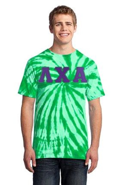 DISCOUNT-Lambda Chi Alpha Essential Tie-Dye Lettered Tee